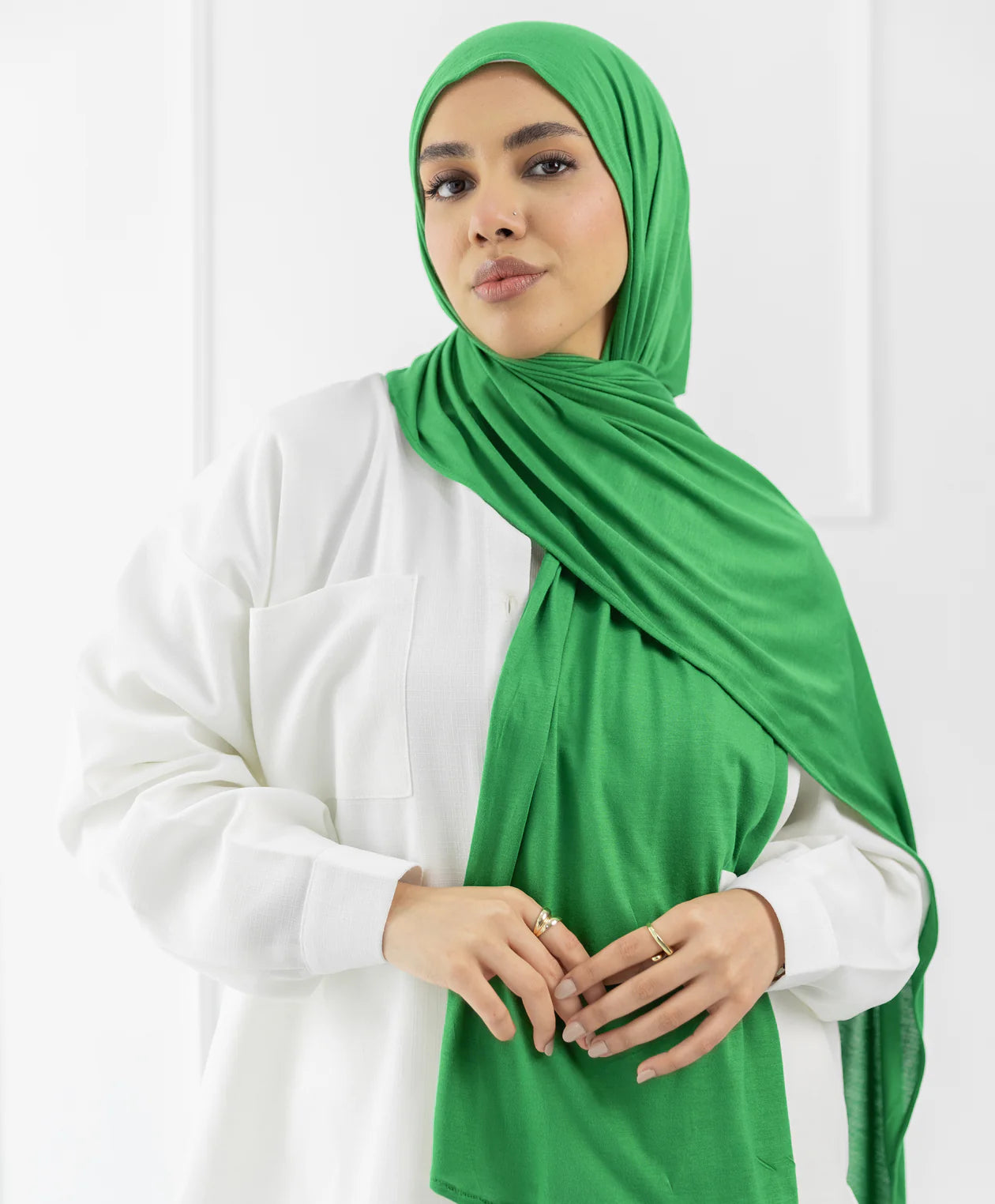 طرحة قطن (مقاس صغير) -  (le voile)  ٣ قطع