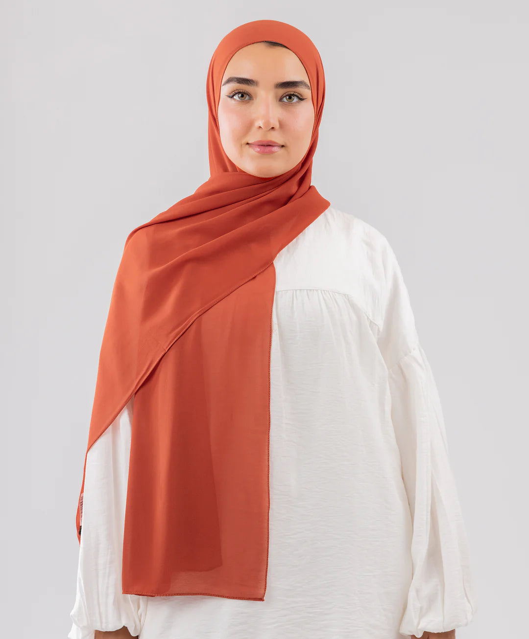 طرحة شيفون (مقاس صغير) - (le voile)  ٣ قطع
