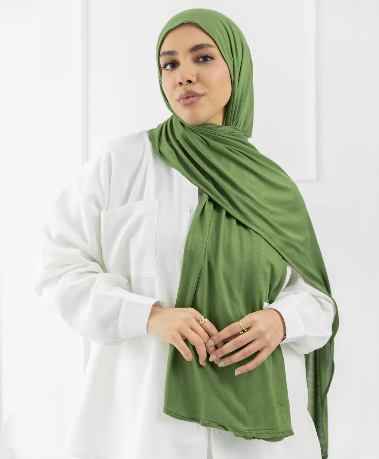 طرحة قطن (مقاس صغير) -  (le voile)  ٣ قطع