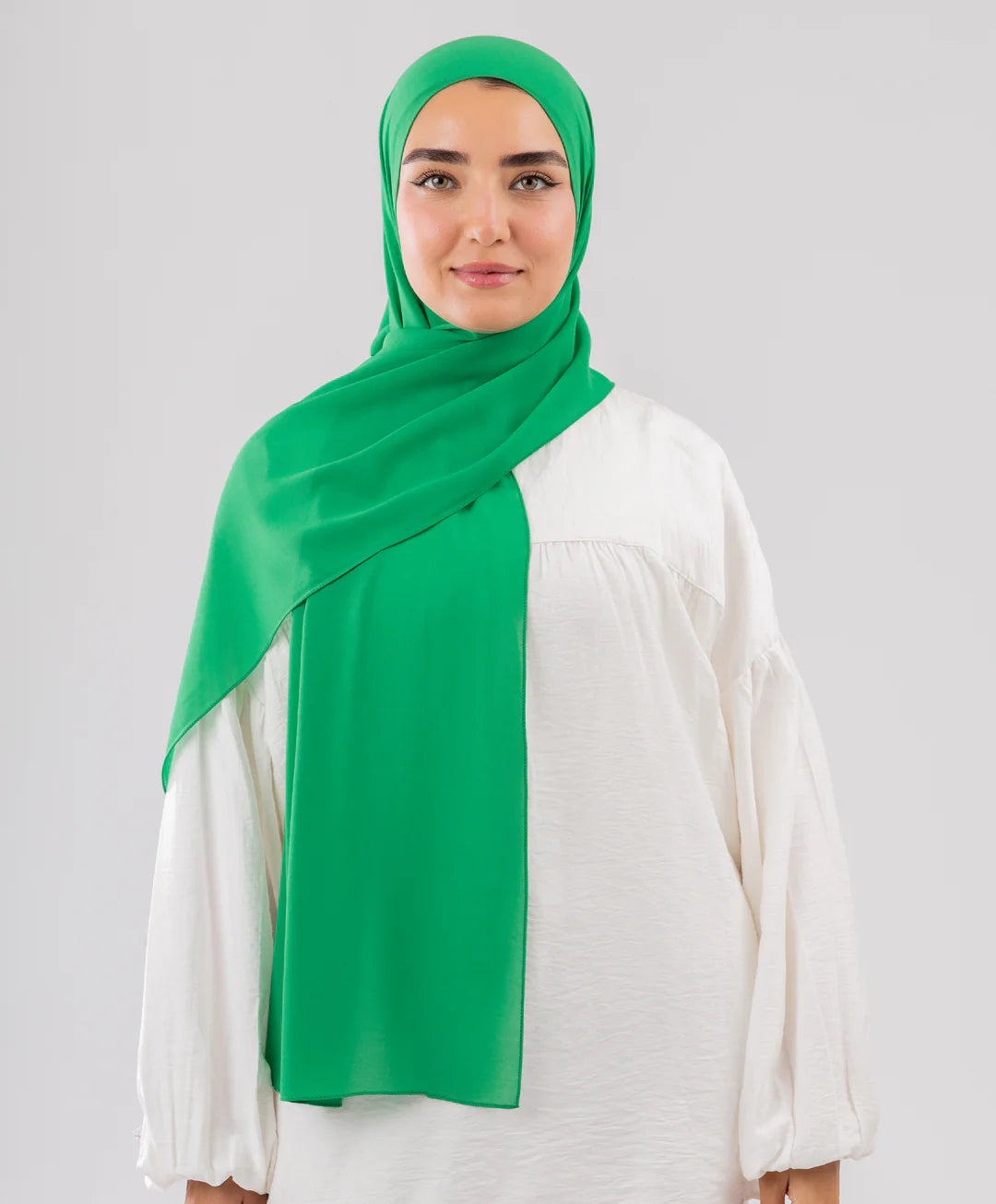طرحة شيفون (مقاس صغير) - (le voile)  ٣ قطع
