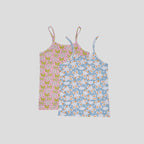 printed Tank Top girls (Dice)٣ قطع