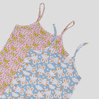 printed Tank Top girls (Dice)٣ قطع