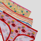 Printed Panties girls (Dice)٣ قطع