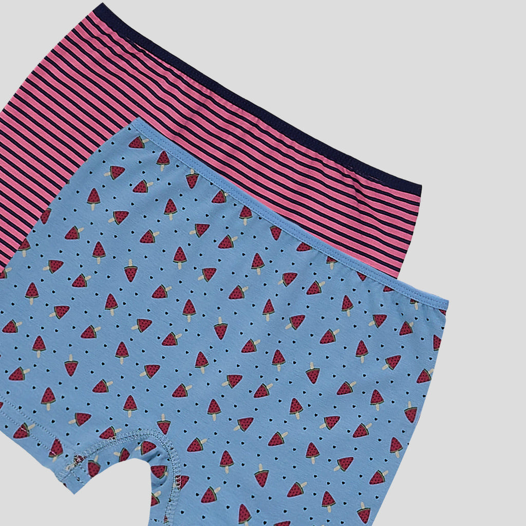 Printed Short girls ( Dice )  ٣ قطع