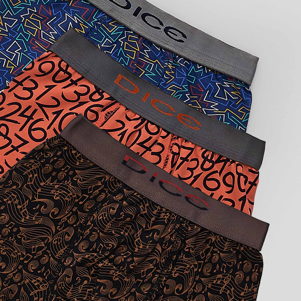 بوكسر اطفالي ملون (Dice)٣ قطع