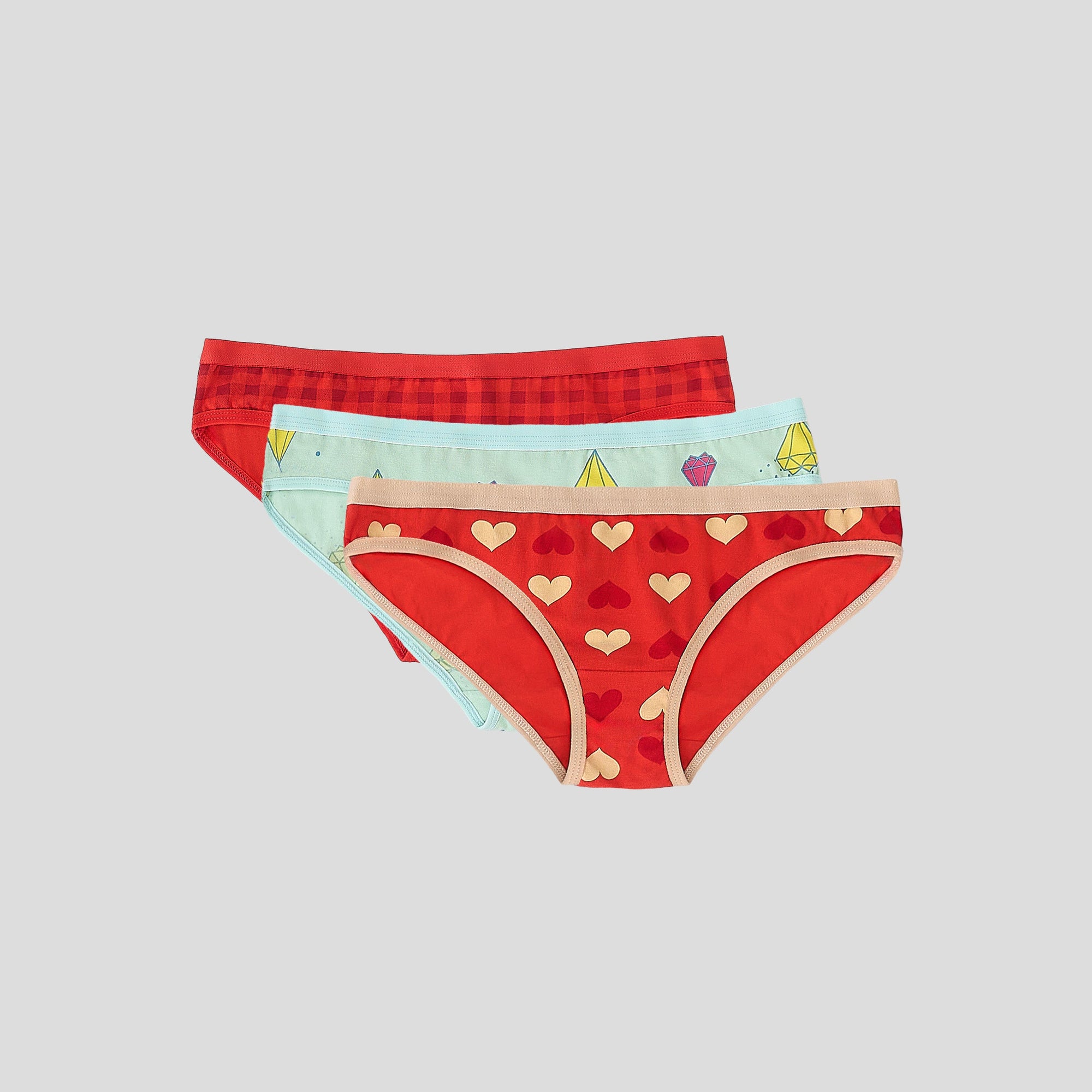 Printed Bikini -( Dice )  ٣ قطع
