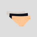 women Plain Bikini Underwear- Dice ٣ قطع
