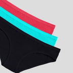 women Plain Bikini Underwear- Dice ٣ قطع