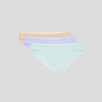 women Plain Bikini Underwear- Dice ٣ قطع