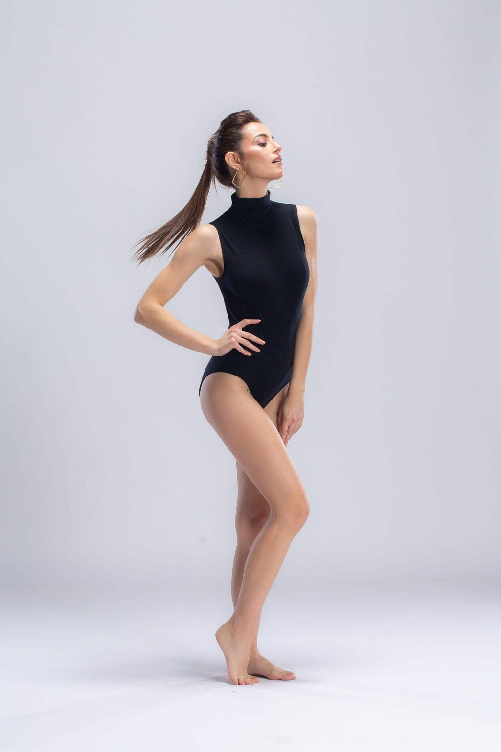 High Neck Sleeveless Bodysuit (Carina)