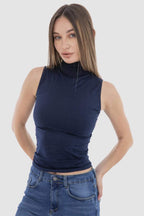 High Neck Sleeveless Top (Carina)