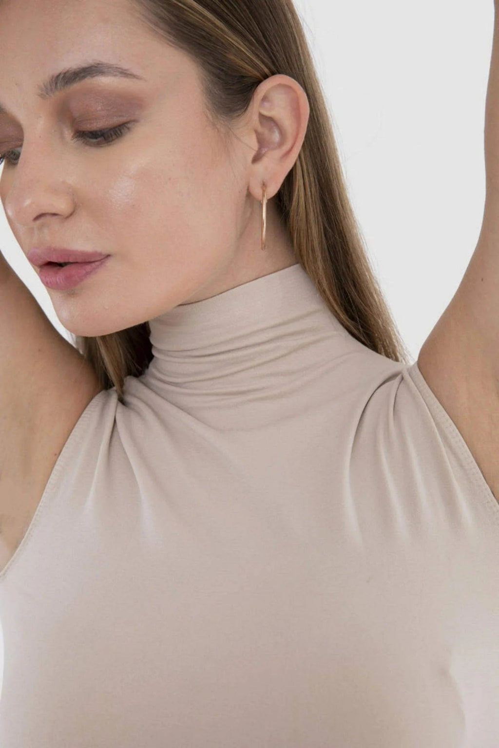 High Neck Sleeveless Top (Carina)