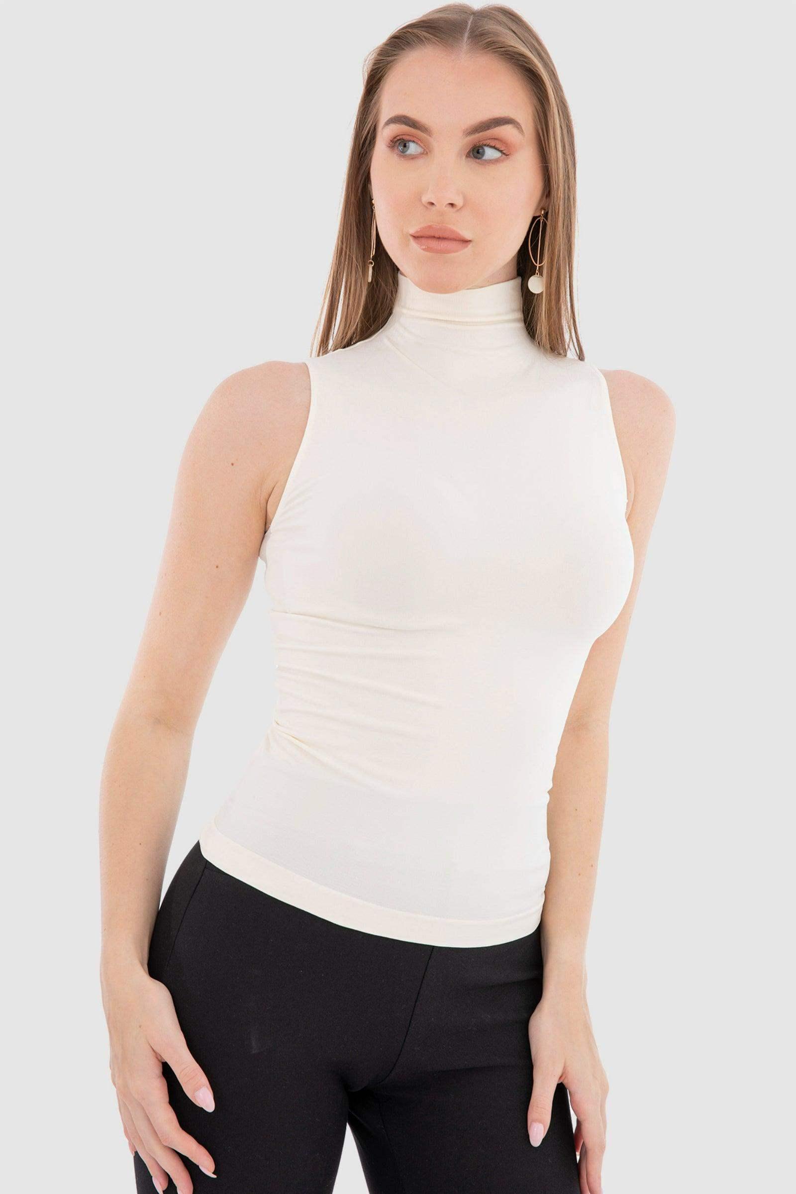 High Neck Sleeveless Top (Carina)