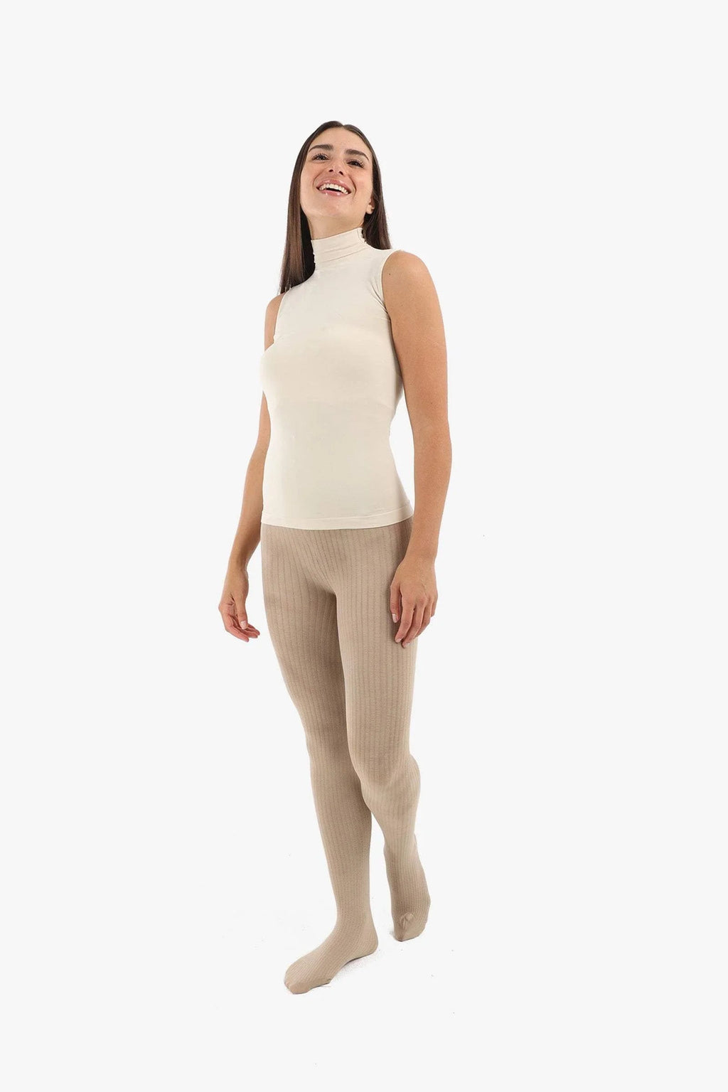 High Neck Sleeveless Top (Carina)