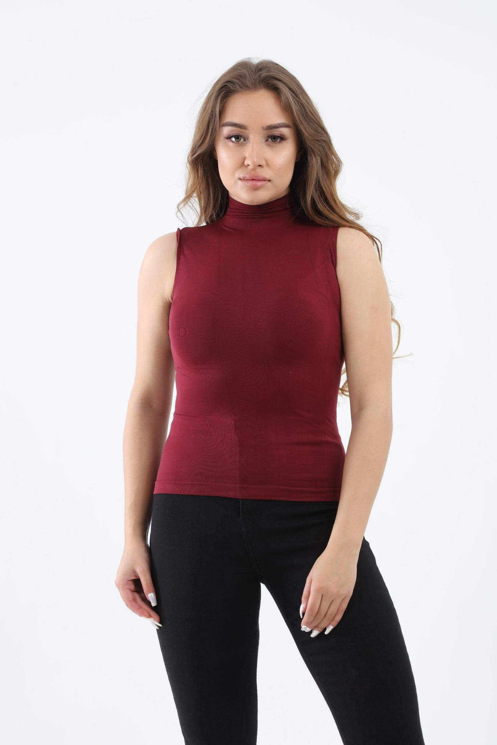 High Neck Sleeveless Top (Carina)