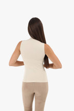 High Neck Sleeveless Top (Carina)