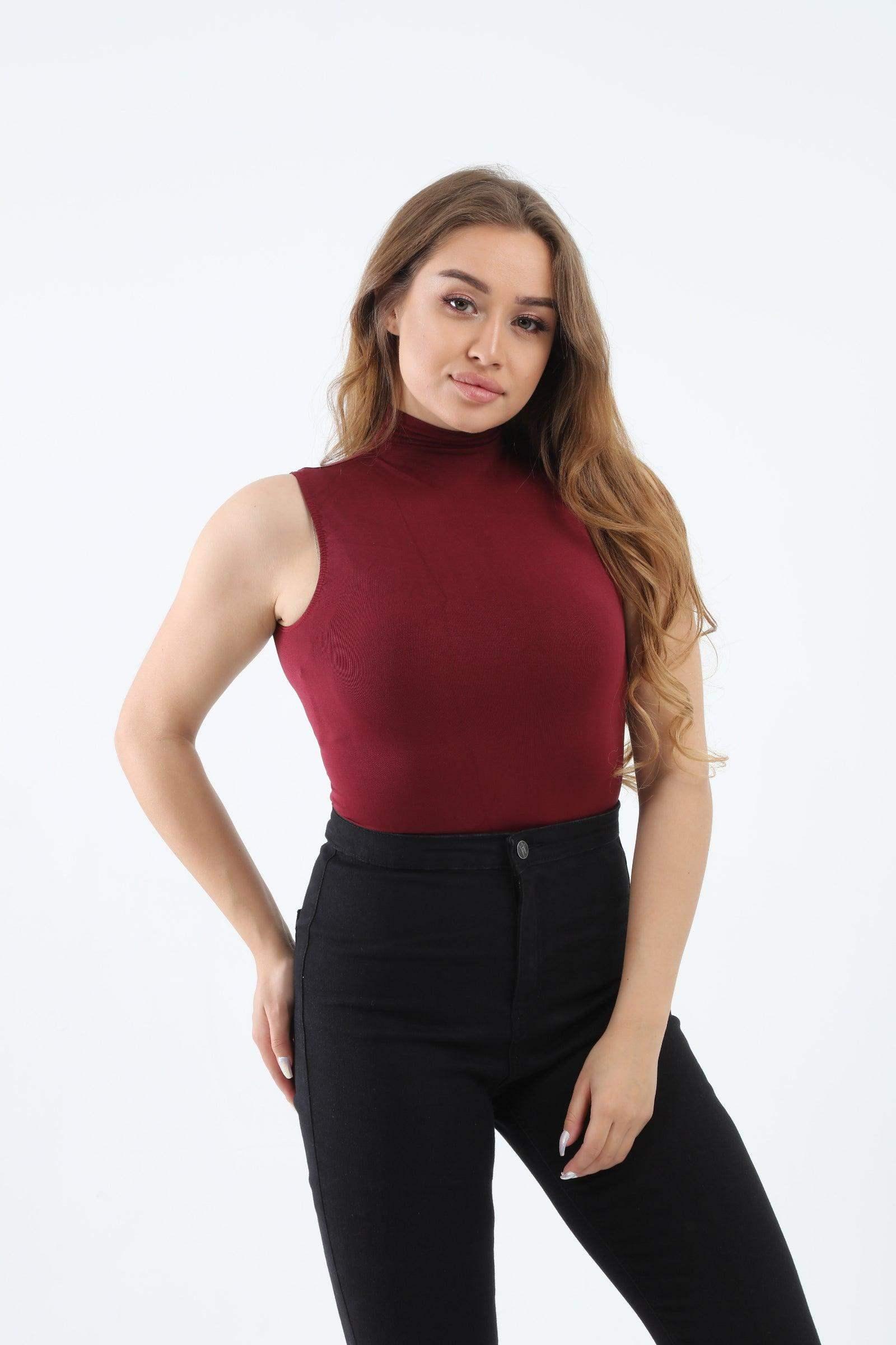 High Neck Sleeveless Top (Carina)
