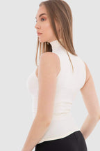 High Neck Sleeveless Top (Carina)