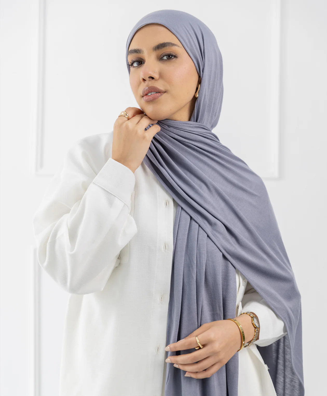 طرحة قطن (مقاس صغير) -  (le voile)  ٣ قطع