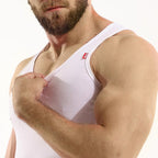 فانلة حمالة رجالي أبيض(Cottonil)٣ قطع