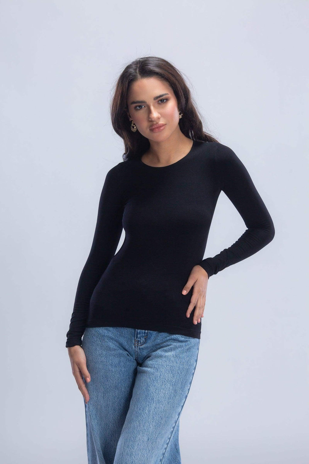Microfiber Long Sleeves Top (Carina)