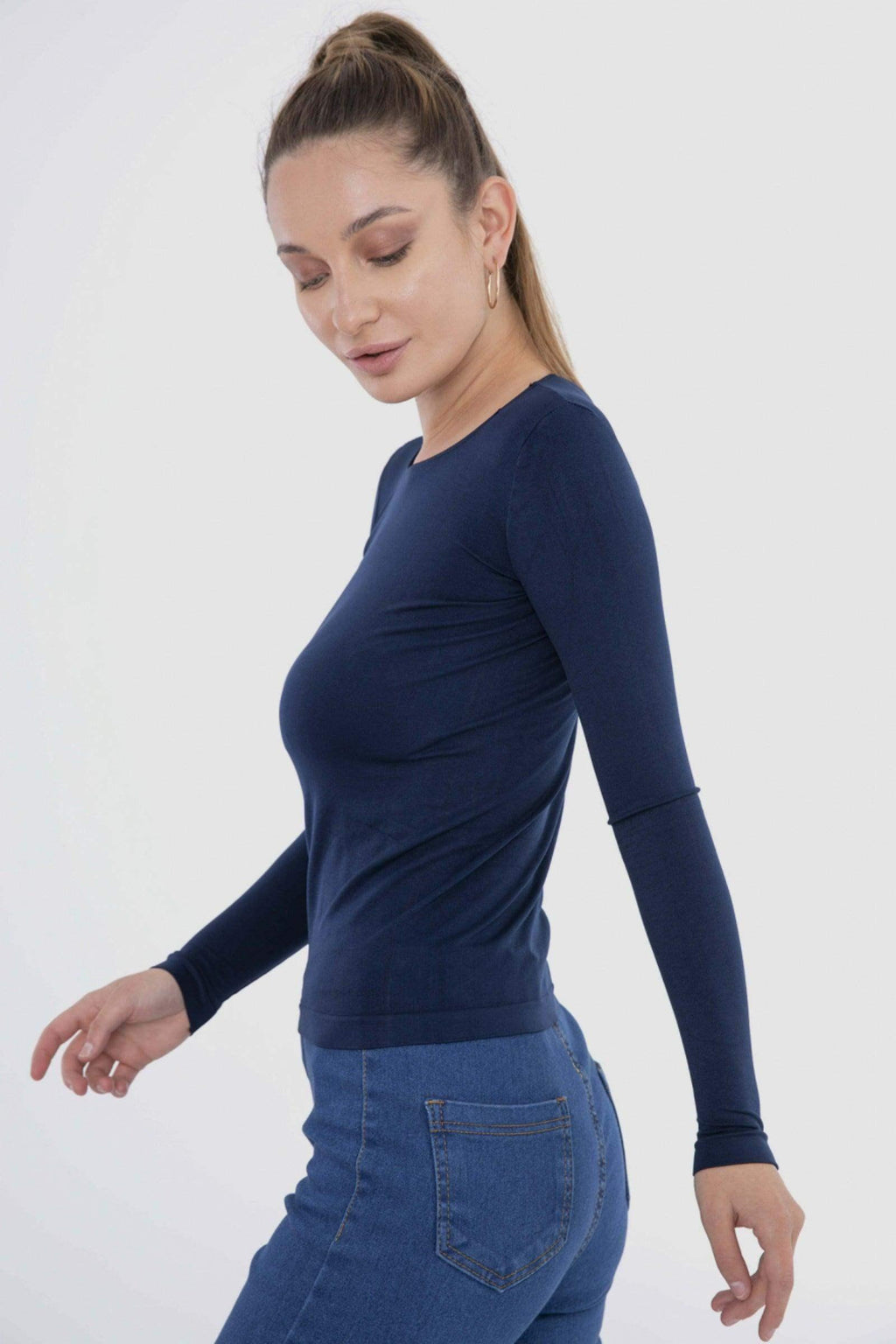 Microfiber Long Sleeves Top (Carina)