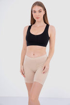 Microfiber Mid Thigh Shorts (Carina)