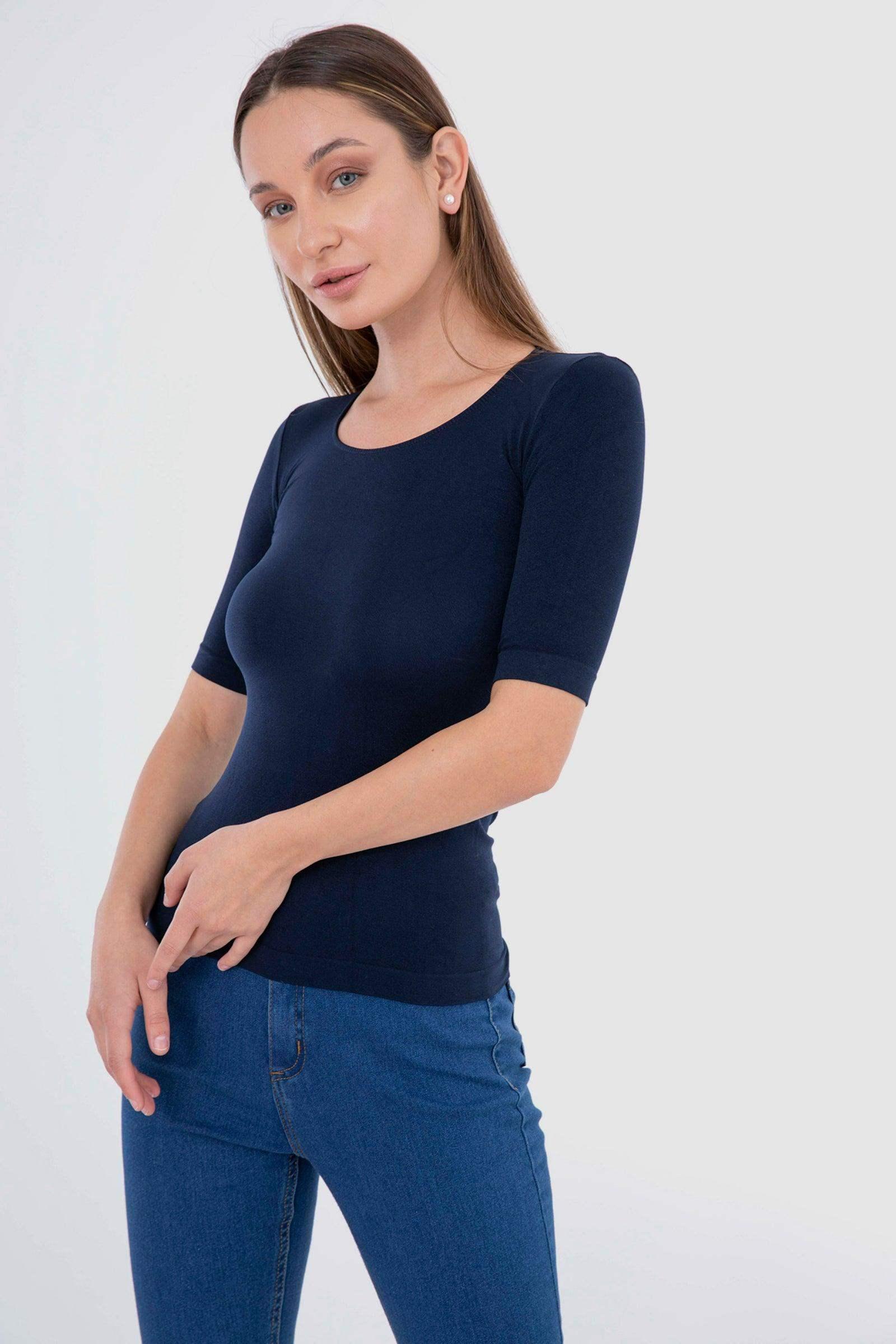 Microfiber Short Sleeve Top (Carina)