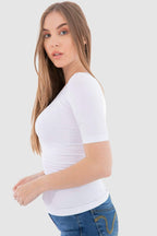 Microfiber Short Sleeve Top (Carina)