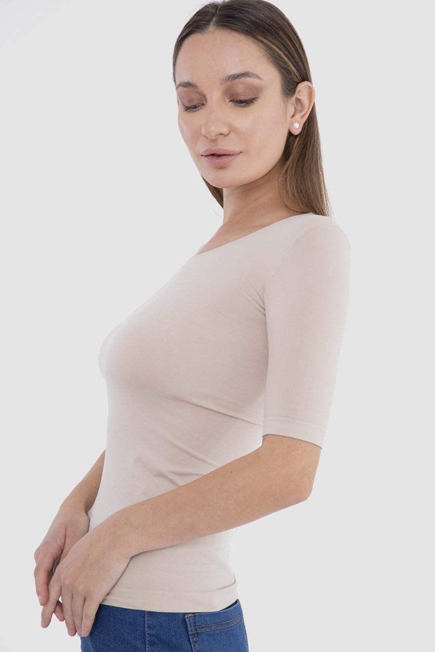 Microfiber Short Sleeve Top (Carina)