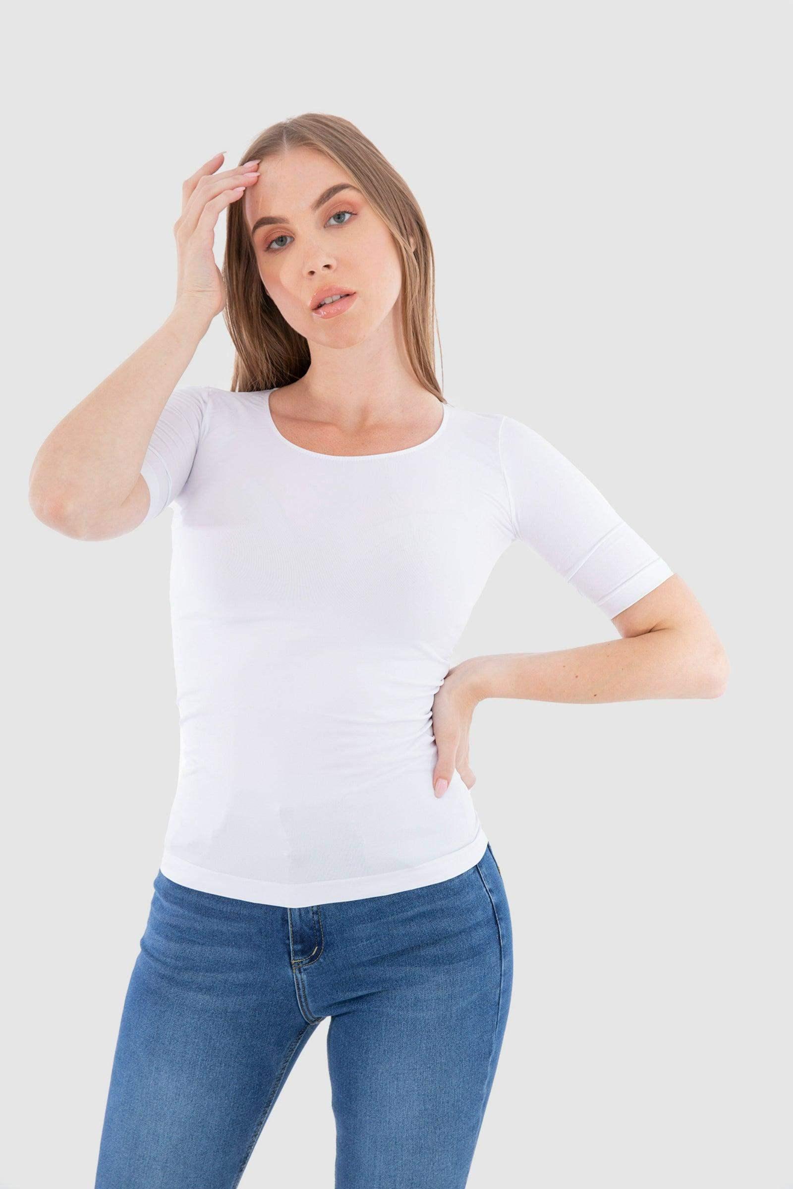 Microfiber Short Sleeve Top (Carina)