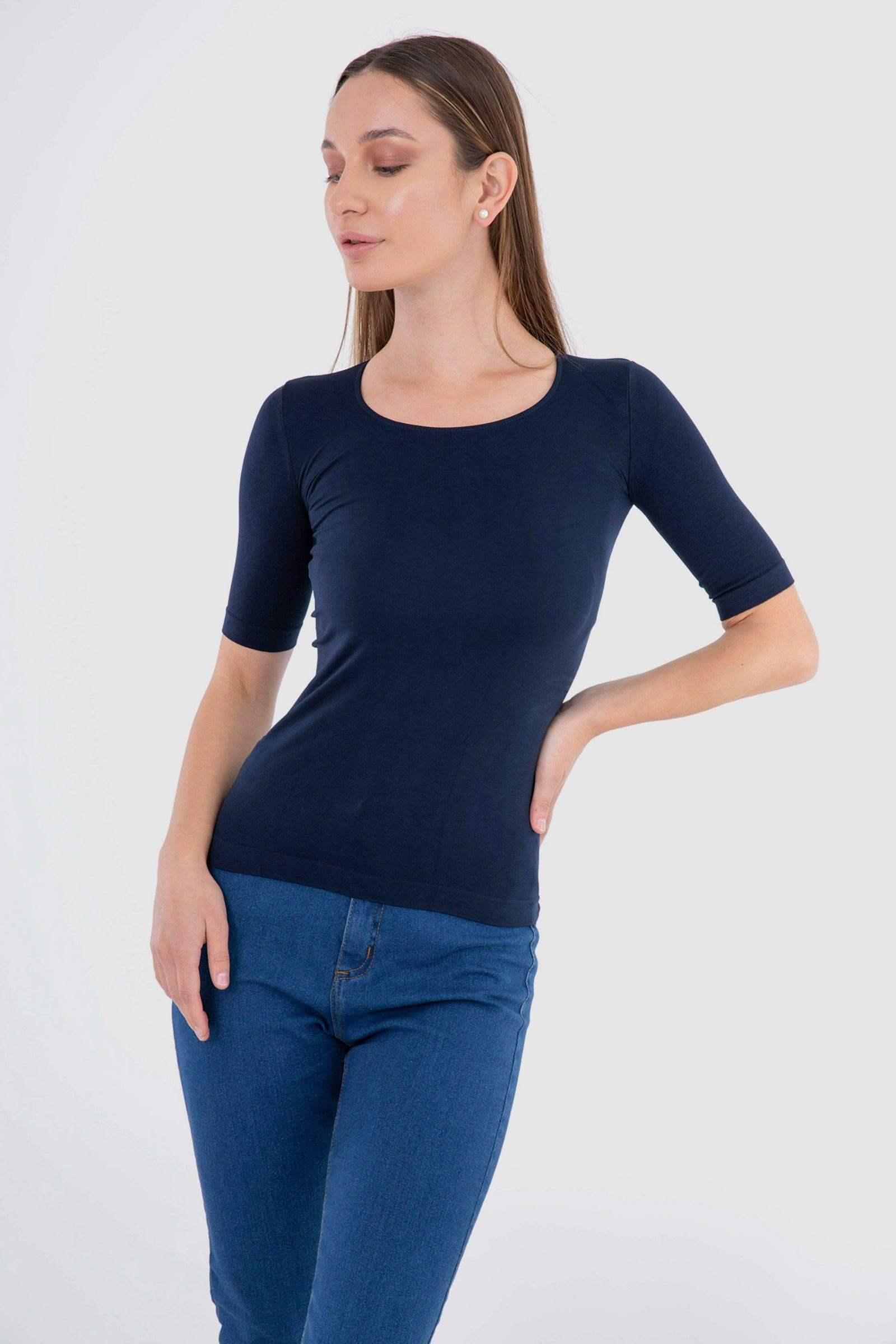 Microfiber Short Sleeve Top (Carina)