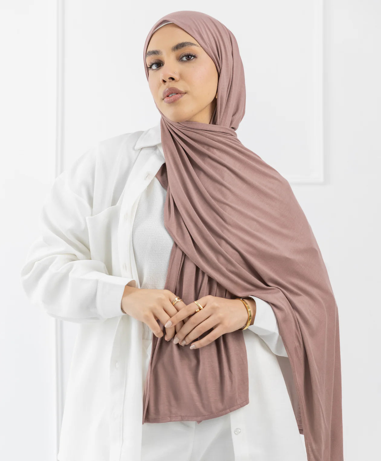 طرحة قطن (مقاس صغير) -  (le voile)  ٣ قطع