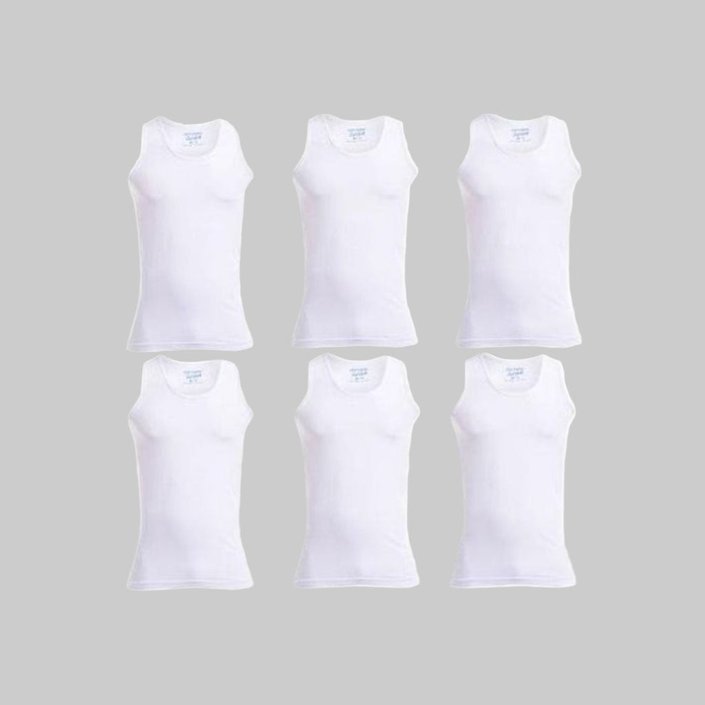 فانلة حمالة رجالي أبيض(Cottonil)٣ قطع