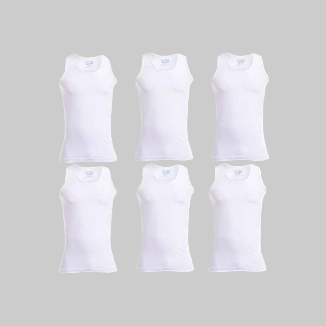 فانلة حمالة رجالي أبيض(Cottonil)٣ قطع