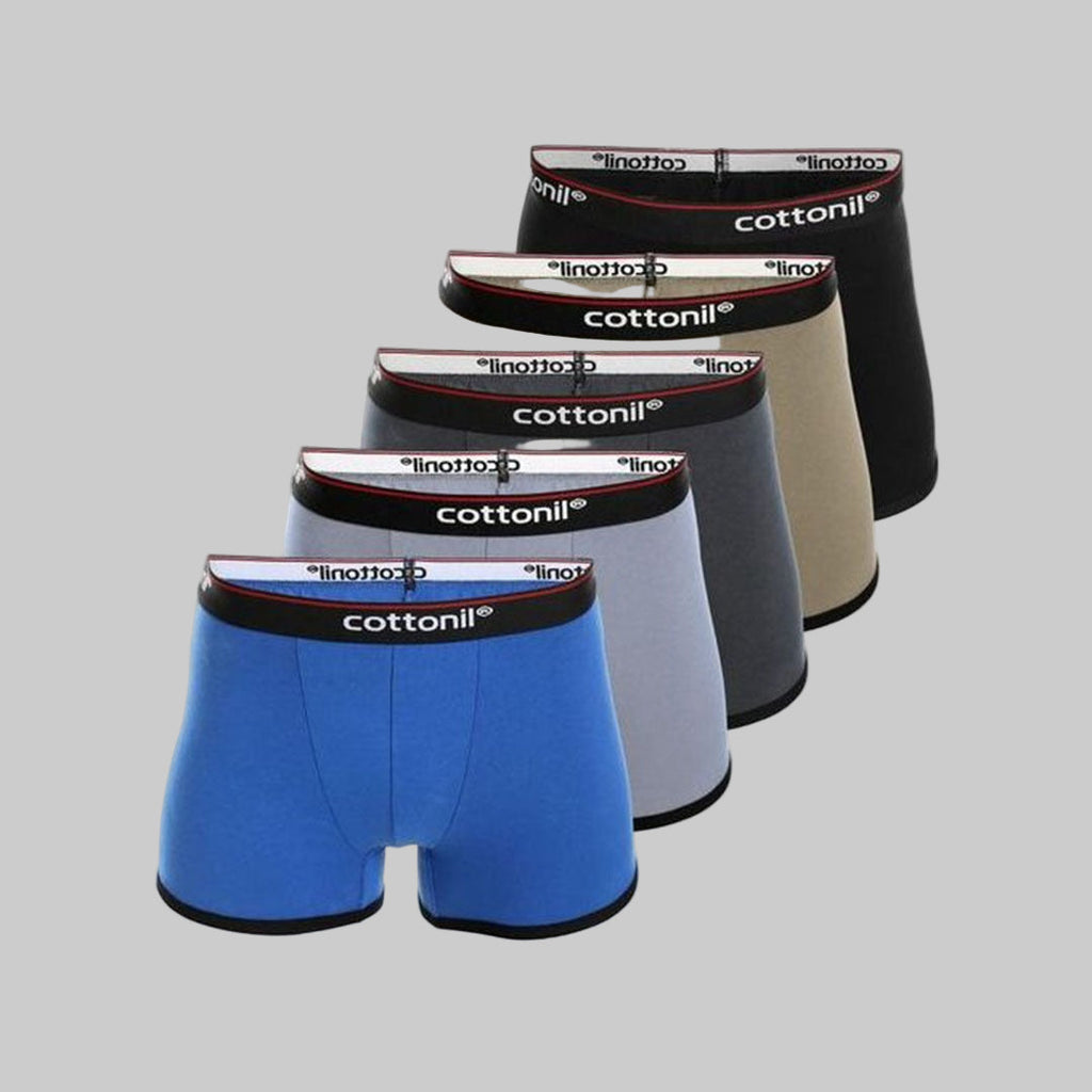 بوكسر ساده رجالي(Cottonil)٣ قطع