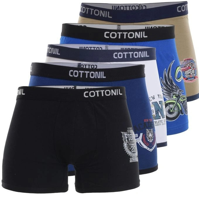 بوكسر ريلاكس رجالي - ( Cottonil )  ٣ قطع