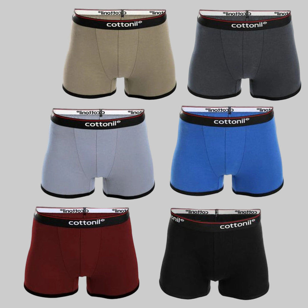 بوكسر ساده رجالي(Cottonil)٣ قطع