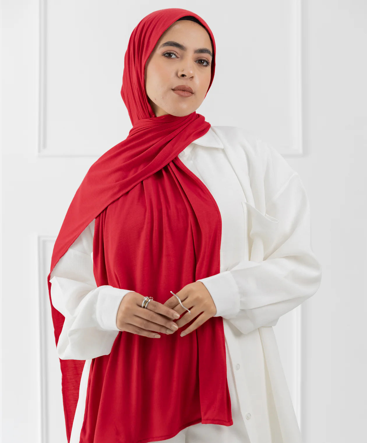 طرحة قطن (مقاس صغير) -  (le voile)  ٣ قطع