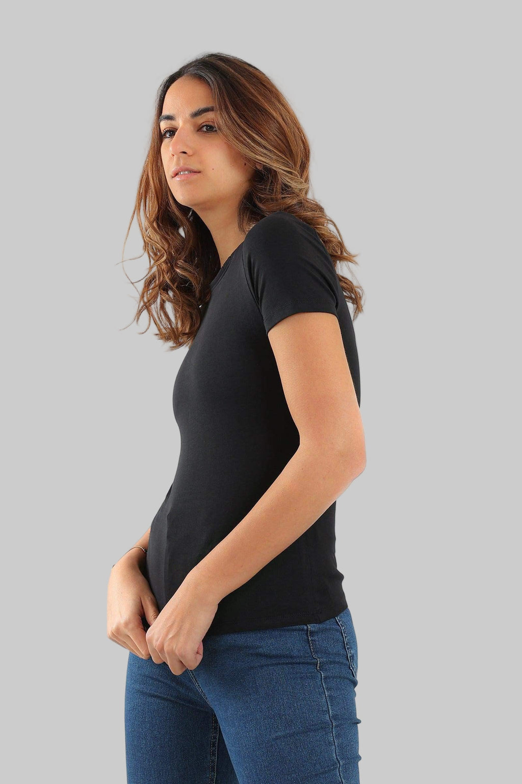 Round Neck Solid Top (Carina)