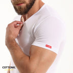 (Cottonil) V Neck Cotton Undershirt