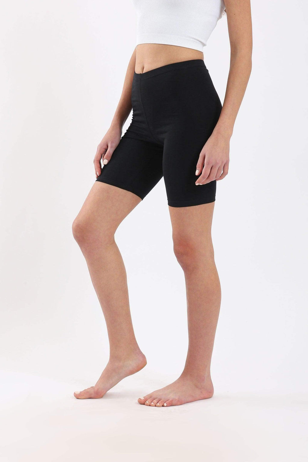 Slim Fit Cotton Leggings Short (Carina)