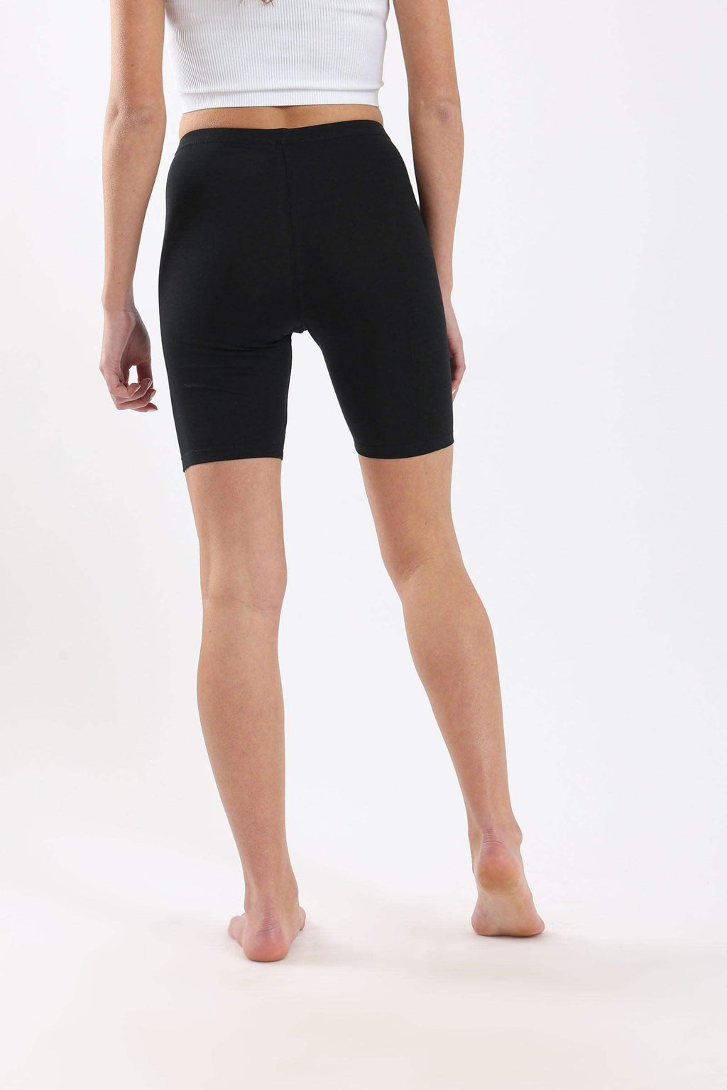 Slim Fit Cotton Leggings Short (Carina)