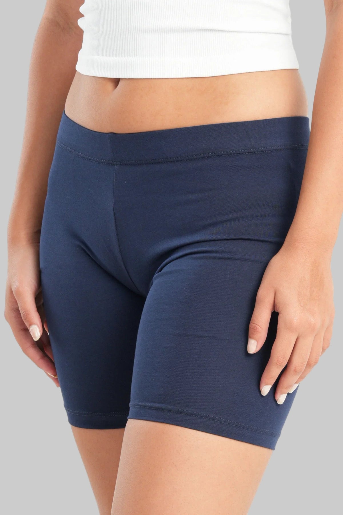 Slim Fit Cotton Leggings Short (Carina)