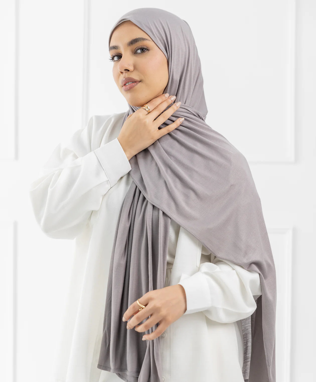 طرحة قطن (مقاس صغير) -  (le voile)  ٣ قطع