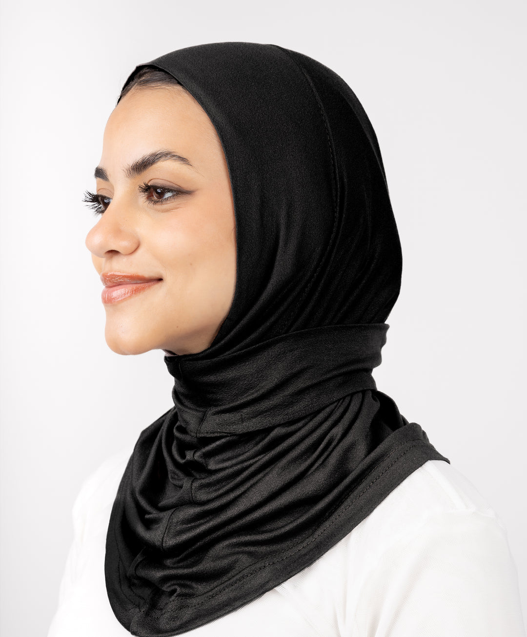Soft Fabric Clips Cap - (le voile)  ٣ قطع