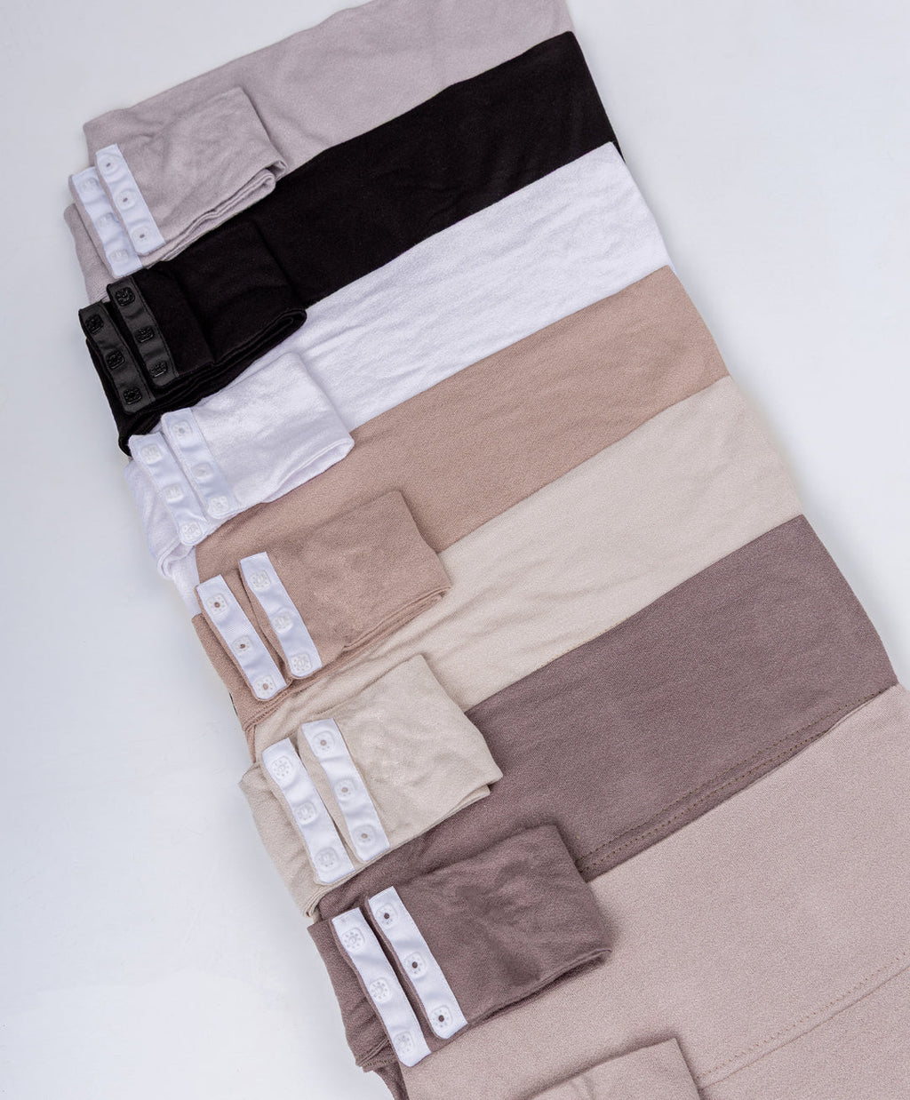 Soft Fabric Clips Cap - (le voile)  ٣ قطع