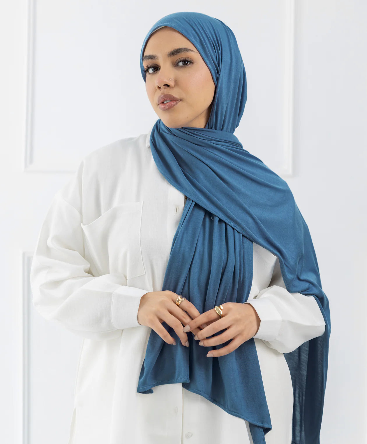 طرحة قطن (مقاس صغير) -  (le voile)  ٣ قطع