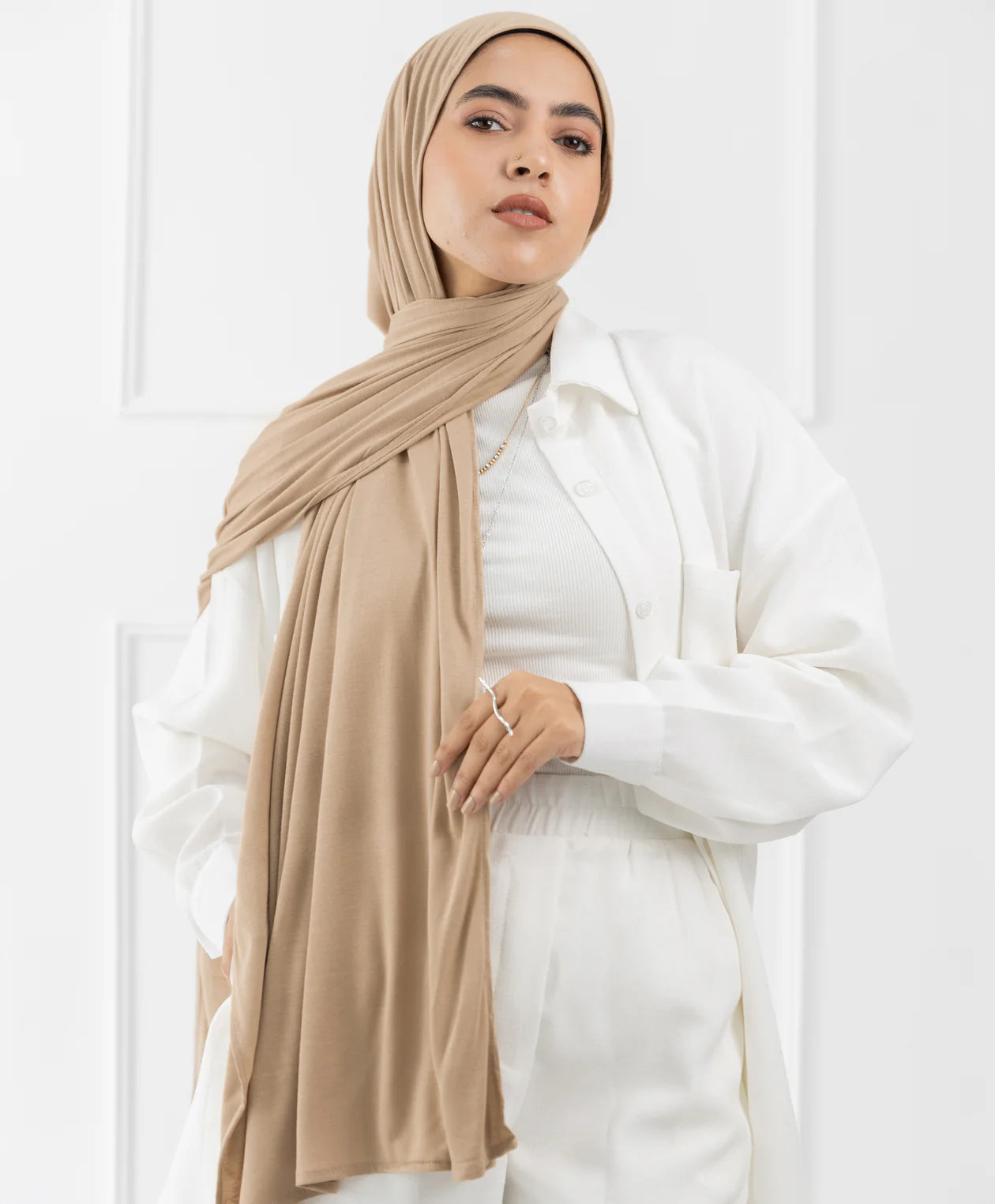طرحة قطن (مقاس صغير) -  (le voile)  ٣ قطع