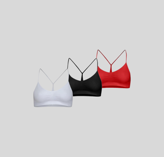 hot Crossback Lycra Bra  (Silvy)